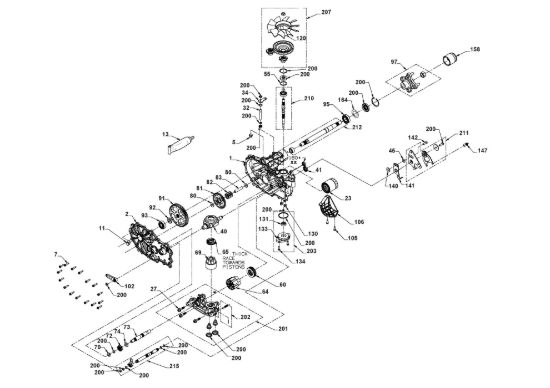 Picture of ZTR_5TR1(Transmission Unit (Hydrogear ZT3100), Left)