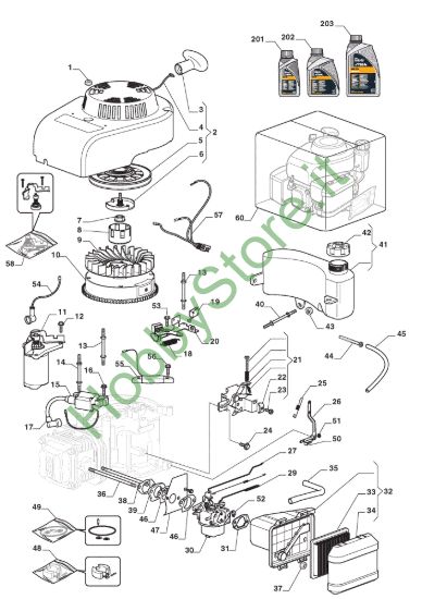 Picture of Motore - Carburatore, Serbatoio
