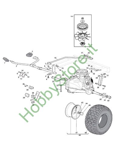 Picture of Trasmissione Idrostatica - Hydrogear