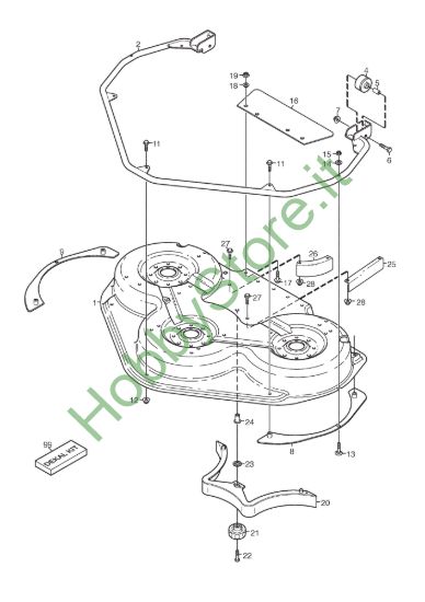 Picture of Mower Deck 125 Combi Pro Casing