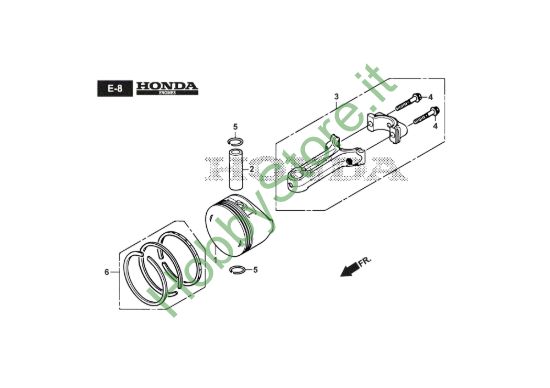 Picture of Pistone/Biella Motore