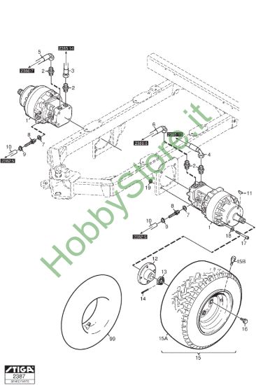 Picture of Wheel engine-rear