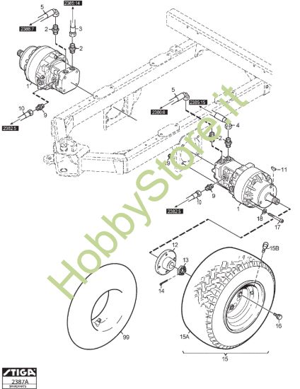 Picture of Wheel engine-rear