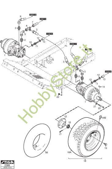 Picture of Wheel engine-front