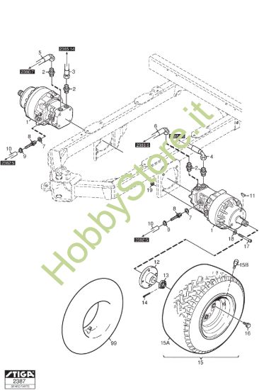 Picture of Wheel engine-rear