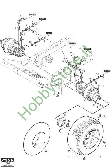 Picture of Wheel engine-front