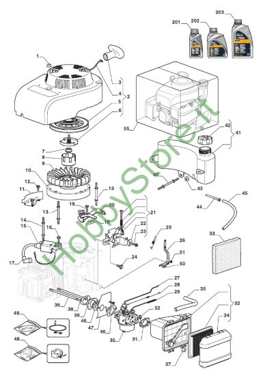 Picture of Motore - Carburatore, Serbatoio