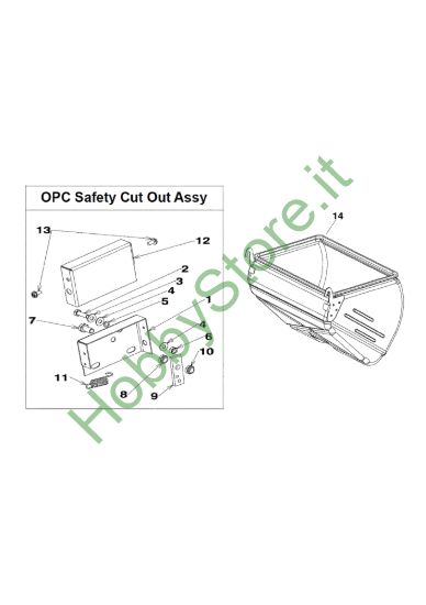 Picture of Grasscatcher Box,Opc Safety Cut Out,