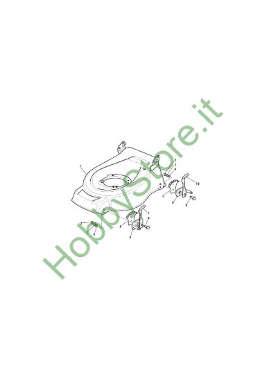 Picture of Chassis E Regolazione Altezza di Taglio