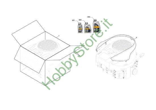 Picture of Motore Completo, Copertura Motore