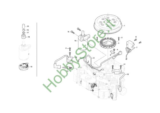 Picture of Bobina, Motorino Avviamento, Volano