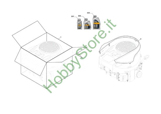 Picture of Motore Completo, Copertura Motore