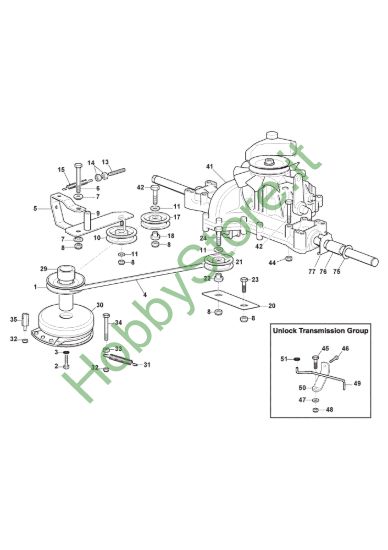 Picture of Gruppo Trasmissione Tuff Torq con Frizione Elettromagnetica