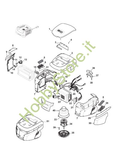 Picture of Ass. Motore a Batteria