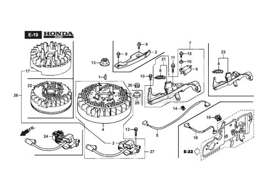 Picture of Volano Motore - GCV160A0 S4 LE SD