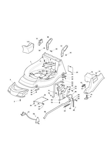 Picture of Chassis E Regolazione Altezza di Taglio