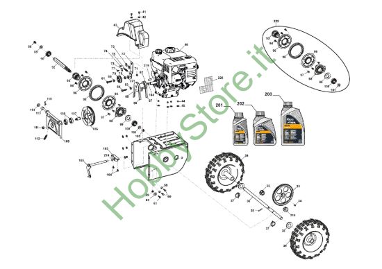 Picture of Engine, belts