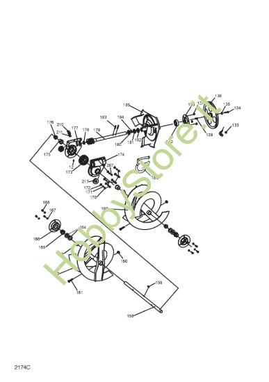 Picture of Gear case, auger