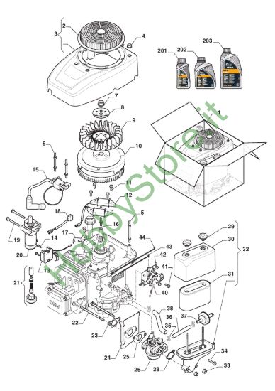 Picture of Motore - Ass. Avviatore, Serbatoio