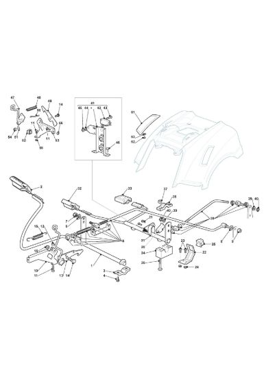 Picture of Comando Freno E Comando Cambio - Hydrogear