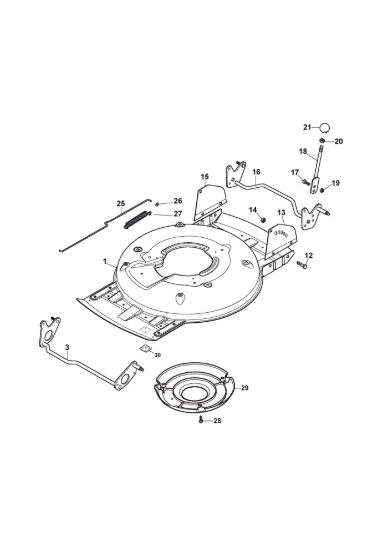 Picture of Chassis E Regolazione Altezza di Taglio