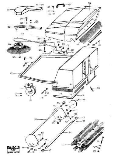 Picture of Collecting Sweeper Chassis