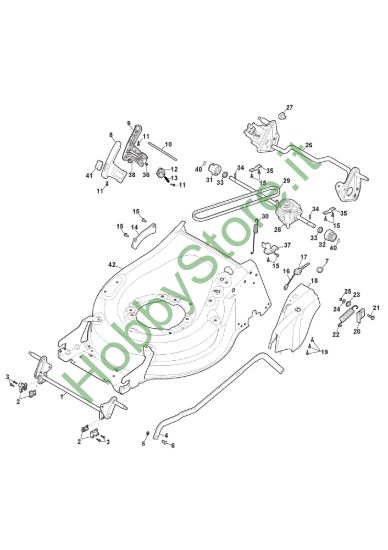 Picture of Chassis E Regolazione Altezza di Taglio