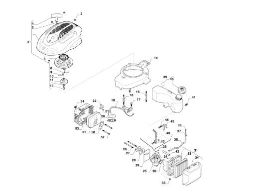 Picture of Motore - Carburatore, Serbatoio _ WBE 200