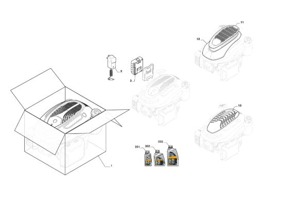 Picture of Motore Completo, Copertura Motore