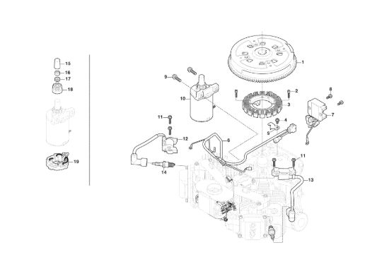 Picture of Bobina, Motorino Avviamento, Volano