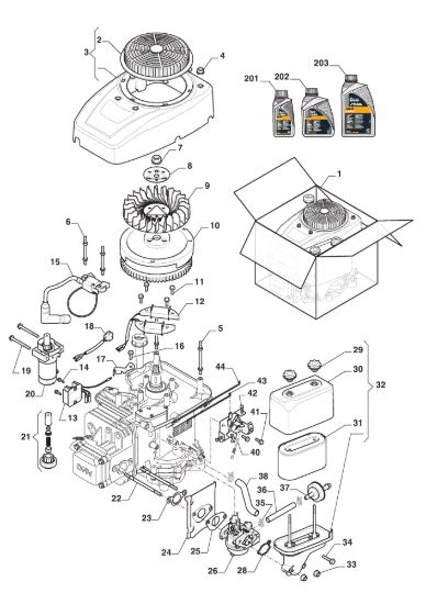 Picture of Motore - Ass. Avviatore, Serbatoio