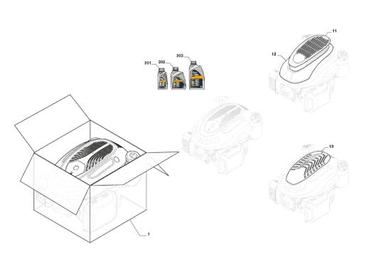 Picture of Motore Completo, Copertura Motore