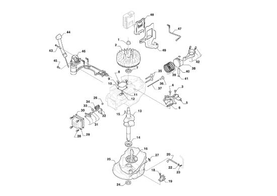 Picture of Motore - Pistone, Albero Motore _ WBE 200 LS