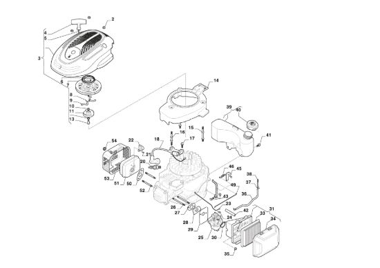 Picture of Motore - Carburatore, Serbatoio _ WBE 200