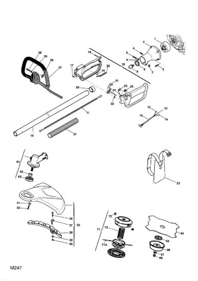 Picture of Brush Cutter Drive Shaft