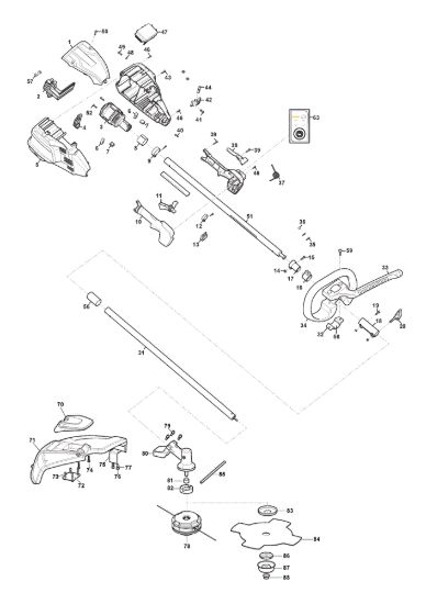 Picture of Decespugliatore a Batteria 80V