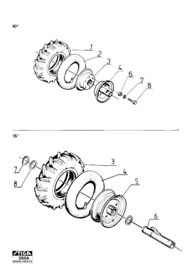 Picture of Rubber Wheels 10"