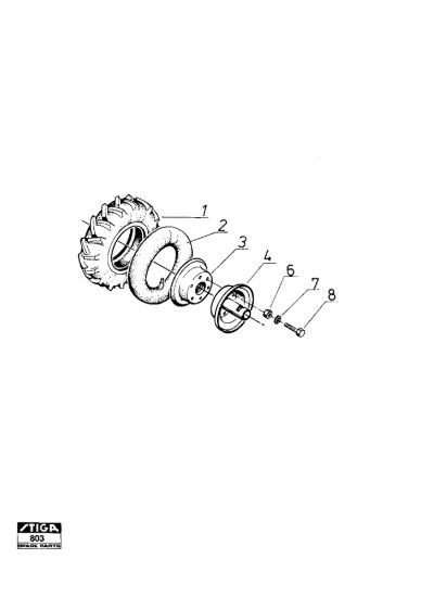 Picture of Rubber Wheels 10"