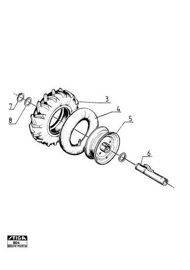 Picture of Rubber Wheels 15"