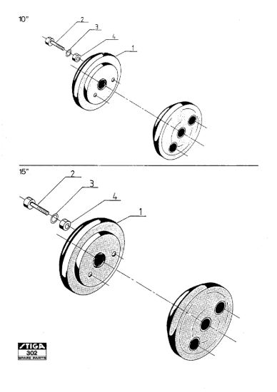 Picture of Wheel Weight 10" Wheeel Weight 15"