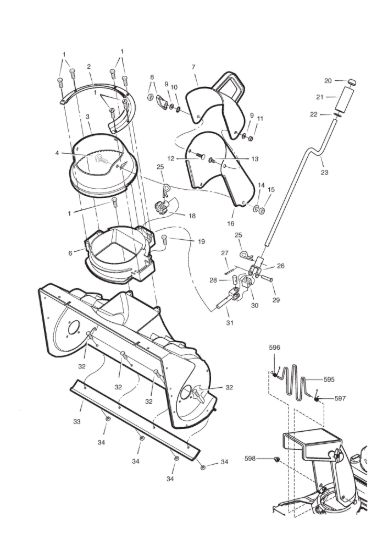 Picture of Chute, crank