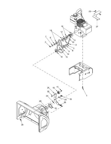 Picture of Engine, belts