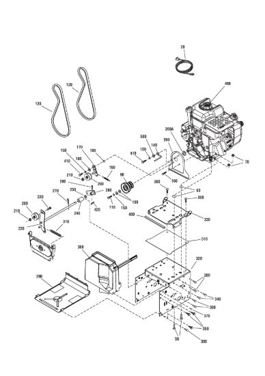 Picture of Engine, belts