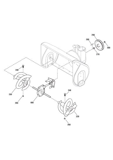 Picture of Gear case, auger