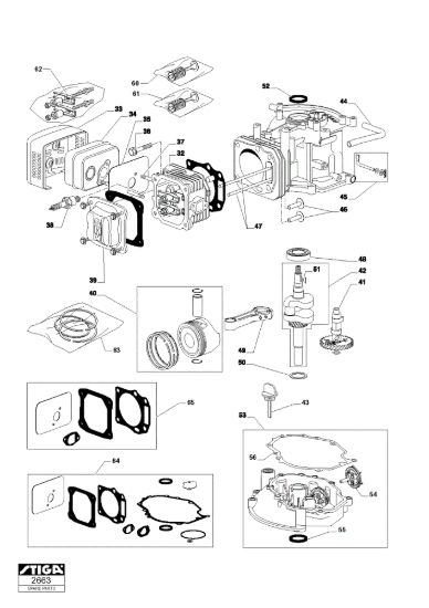 Picture of ST.-Engine Sa 45 (140 Cc)