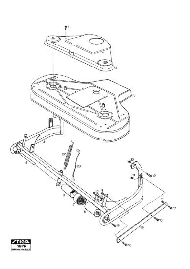 Picture of Mower Deck 100B Frame