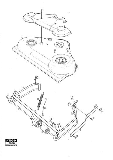 Picture of Mower Deck 100M Frame