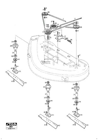 Picture of Mower Deck 110S Blades