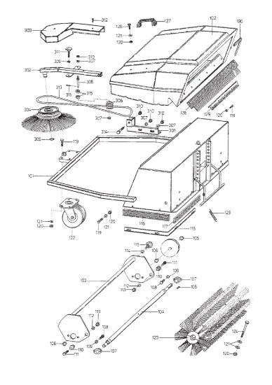 Picture of Collecting Sweeper Chassis