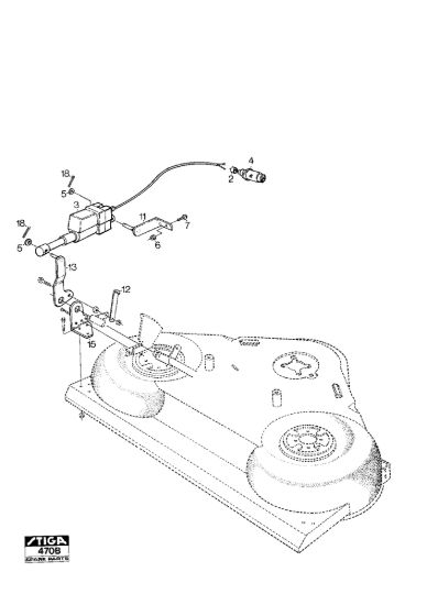 Picture of El. Mowing Height Adj (Fits 100M)